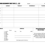 Free Printable Cna Daily Assignment Sheets 10 Nursing