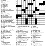 Free Printable Crossword Puzzles For Kids Free Printable