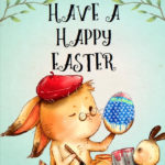 Free Printable Easter Cards 4 Adorable Designs In 2020 Easter Cards