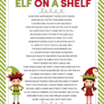 Free Printable Elf On The Shelf Story Free Printable