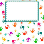 Free Printable Handprint Binder Cover Template Download The Cover In