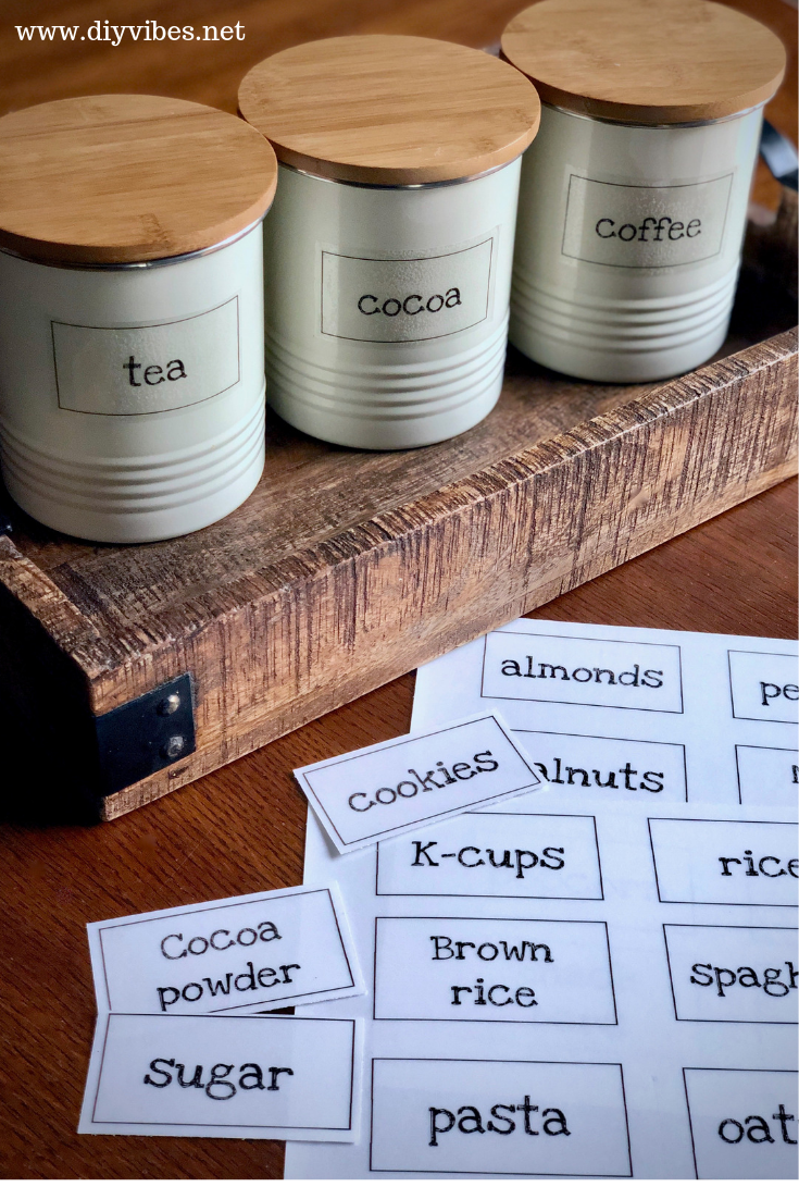 Free Printable Pantry Labels DIY Vibes