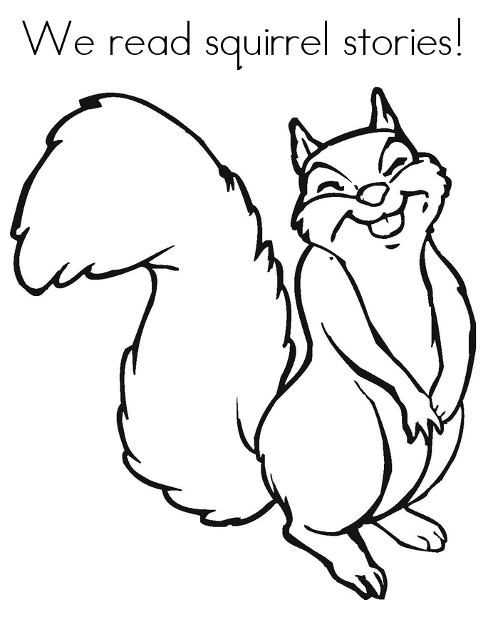 Free Printable Squirrel Coloring Pages For Kids