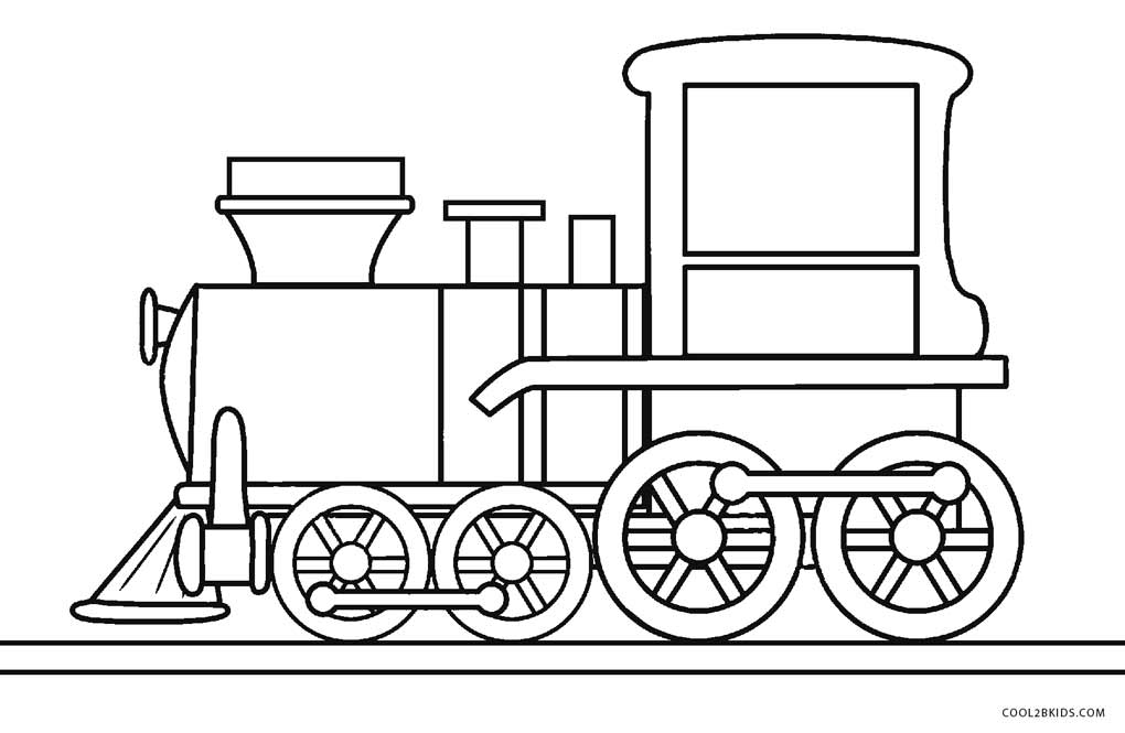 Free Printable Train Coloring Pages For Kids