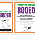 Free Printable You Ve Been Booed Signs Boo Halloween Sign Booed