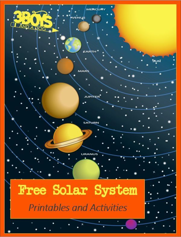 Free Solar System Printables And Activities Solar System Printables 