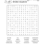 Fun Free Printable Thanksgiving Word Search Thanksgiving Words
