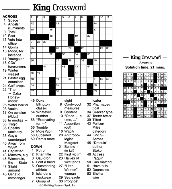 Games And Puzzles King Features Weekly Service