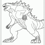 Get This Free Godzilla Coloring Pages For Kids DdpA0