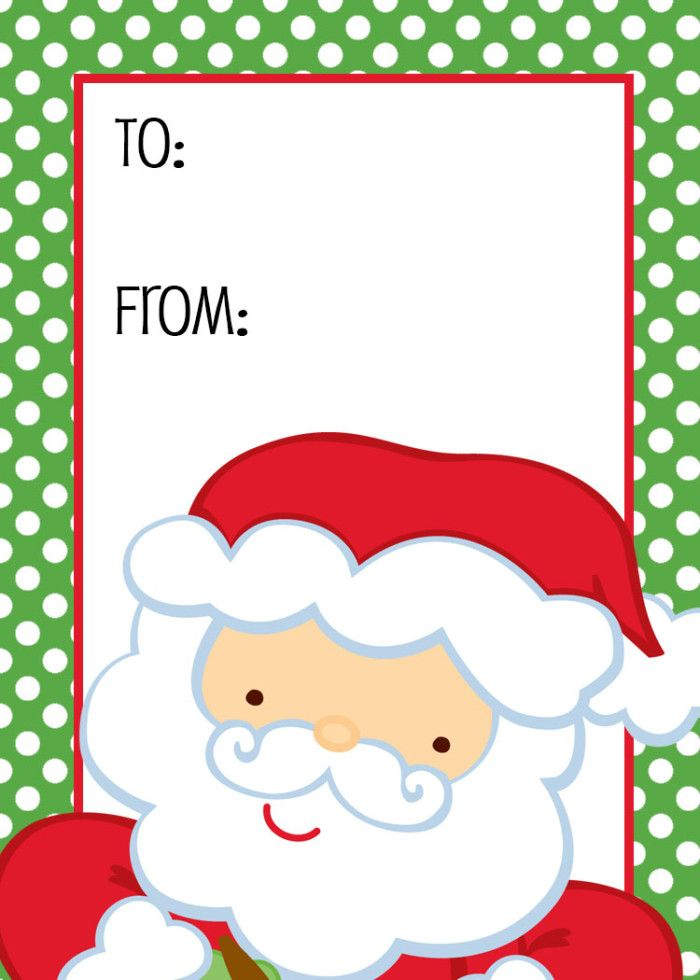 Gift Tag Christmas Tags Printable Christmas Gift Tags 