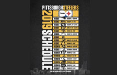 Gutsy Printable Steelers Schedule Aubrey Blog