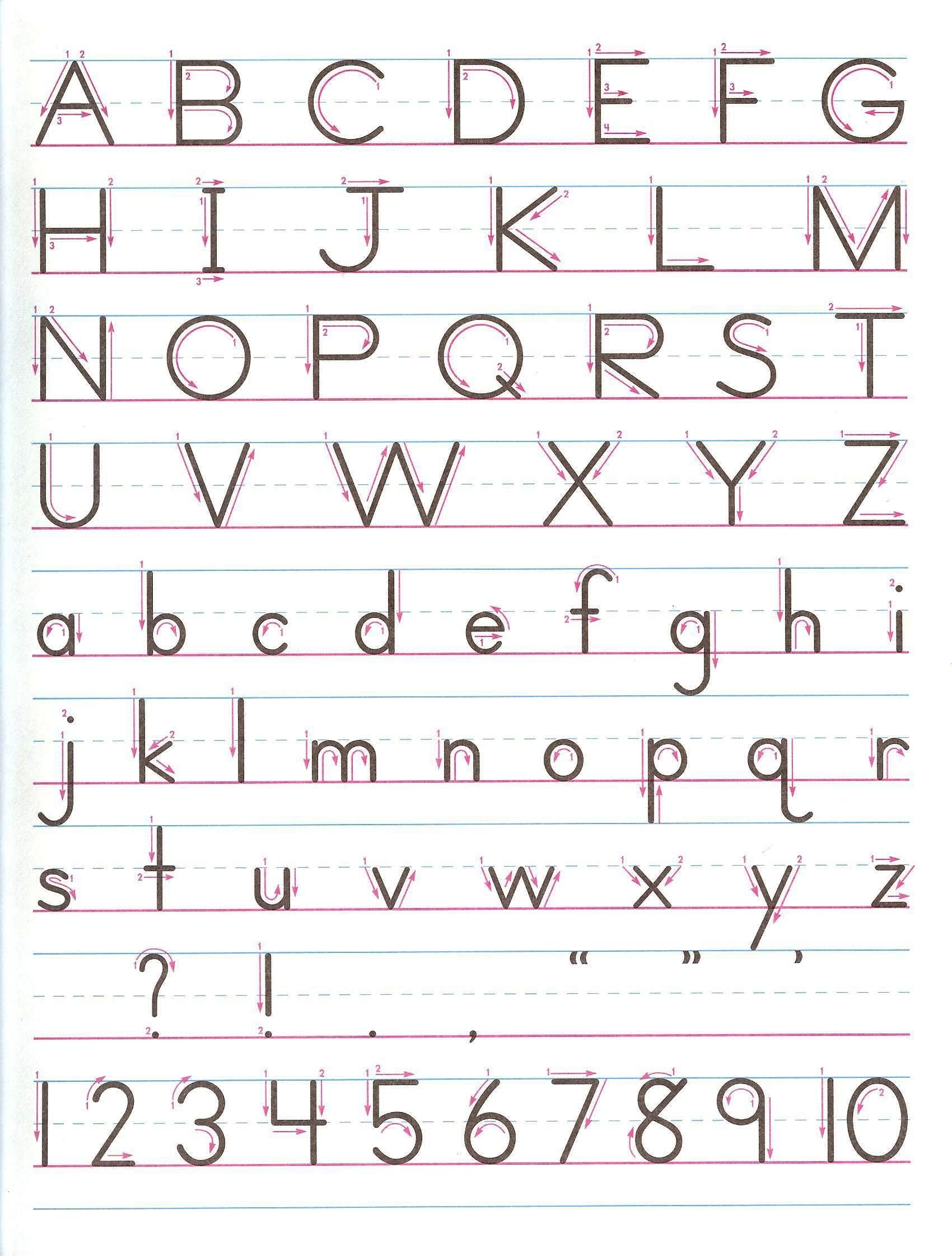 Handwriting Without Tears Worksheets Free Printable Free 