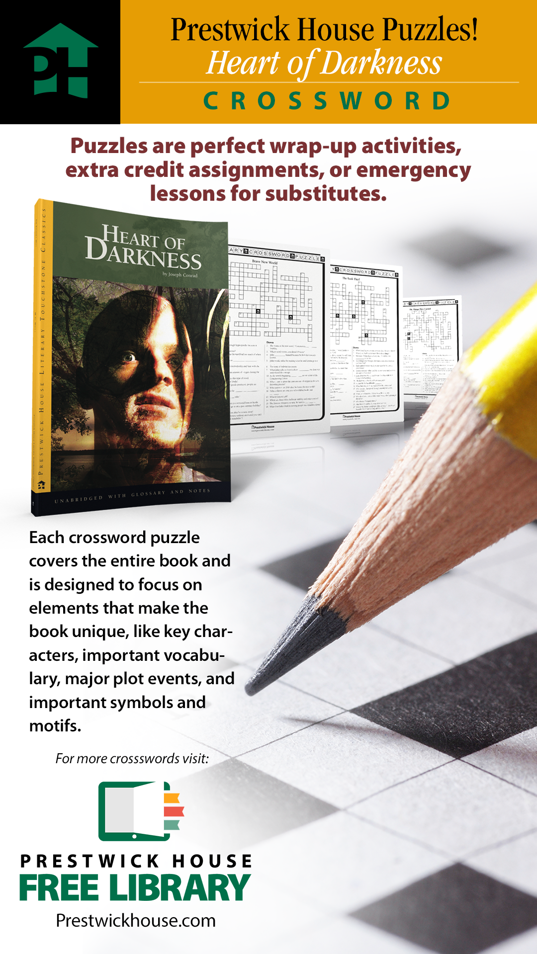 Heart Of Darkness Crossword Puzzle Dark Heart Teacher Lesson Plans