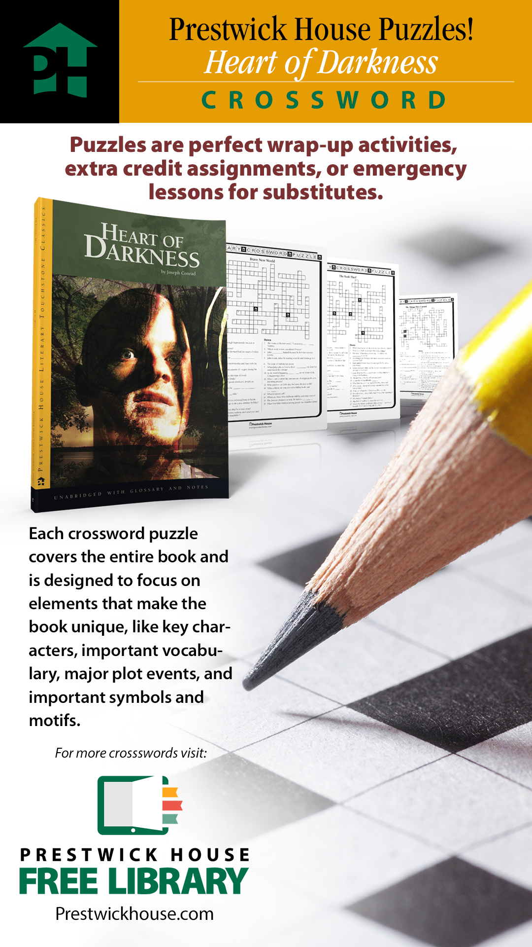 Heart Of Darkness Crossword Puzzle Dark Heart Teacher Lesson Plans 