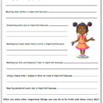 Hygiene Worksheets For Kids And Teens