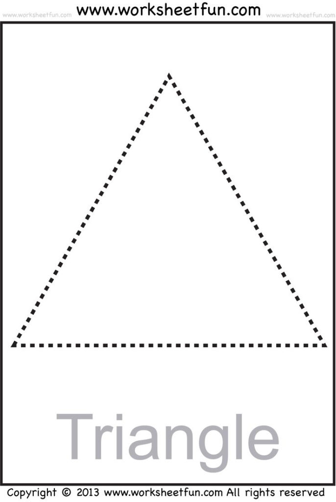 Image Result For Triangle Worksheets For Preschool Triangle Worksheet