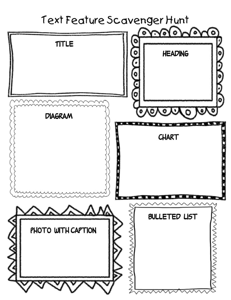Informational Text Feature Activities For Grade 3 Students Text