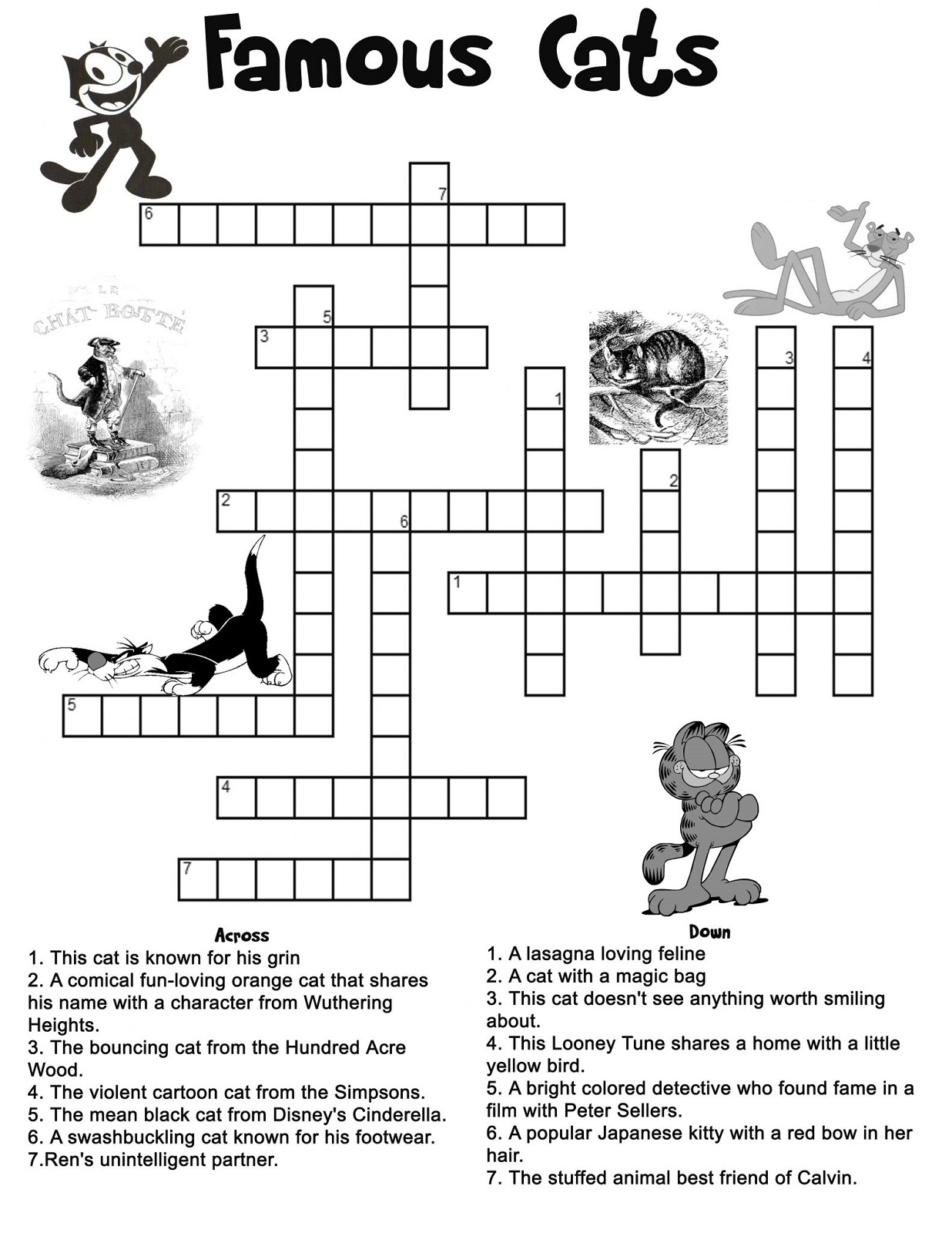 Kids Crossword Puzzles To Print Activity Shelter