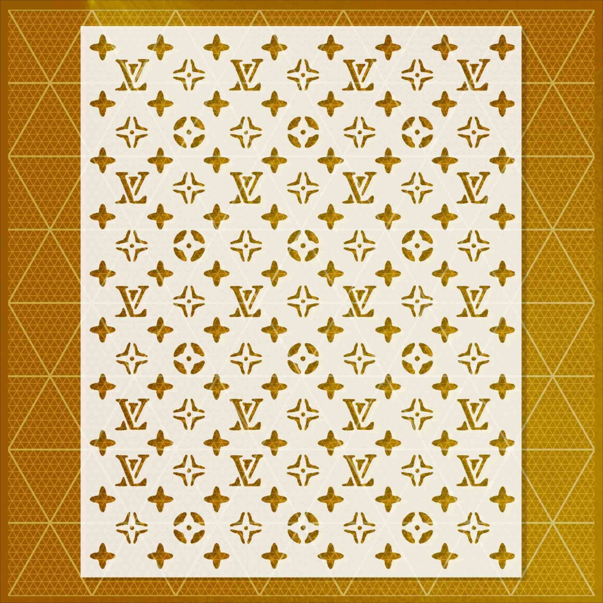 Louis Vuitton Stencil Stencil Designs Stencils Louis 