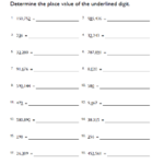 Mathematics Place Value Worksheet For 4th Grade EduMonitor