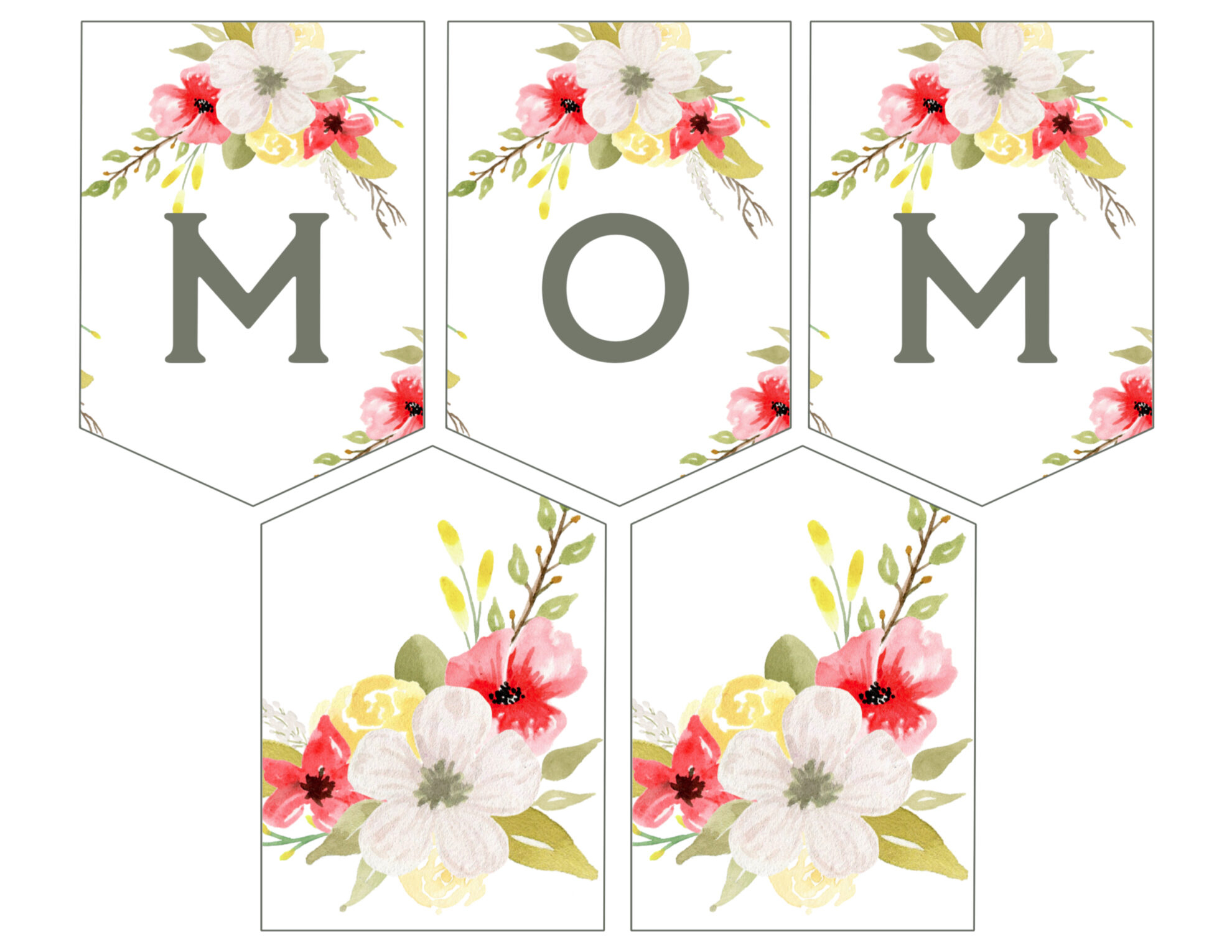 Mother s Day Banner Printable Paper Trail Design