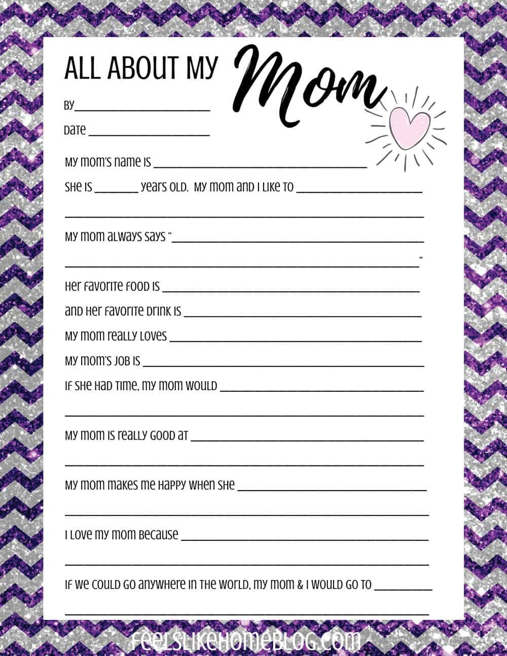 Mother s Day Interview Questions For Kids And Teens This Awesome Fun 