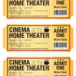 Movie Ticket Pdf Google Drive Movie Tickets Movie Night Printables