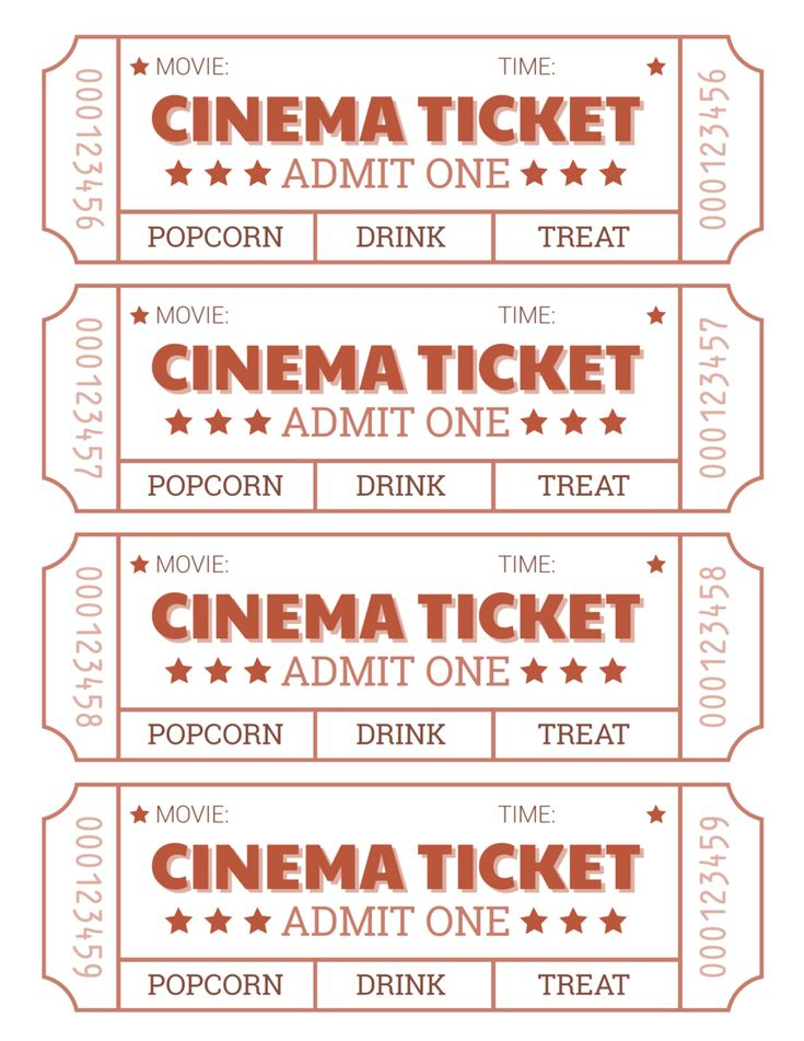 Movie Tickets Boleto De Cine Ticket De Cine Fiesta De Cine