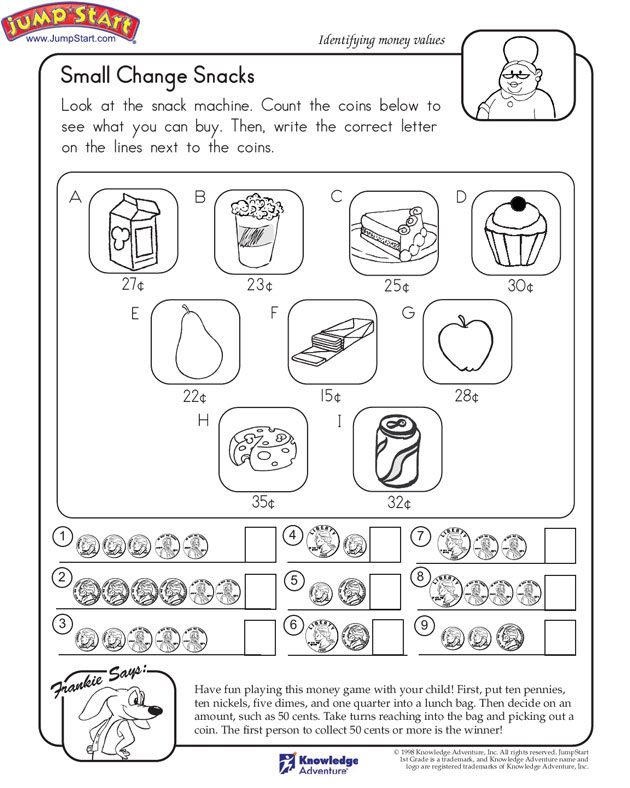 NEW 169 JUMPSTART FIRST GRADE WORKSHEETS Firstgrade Worksheet