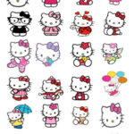 On Sale Hello Kitty Stickers Hello Kitty Printables Hello Kitty