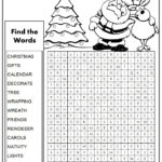 Our Free Printable Advent Word Search Available For Use At