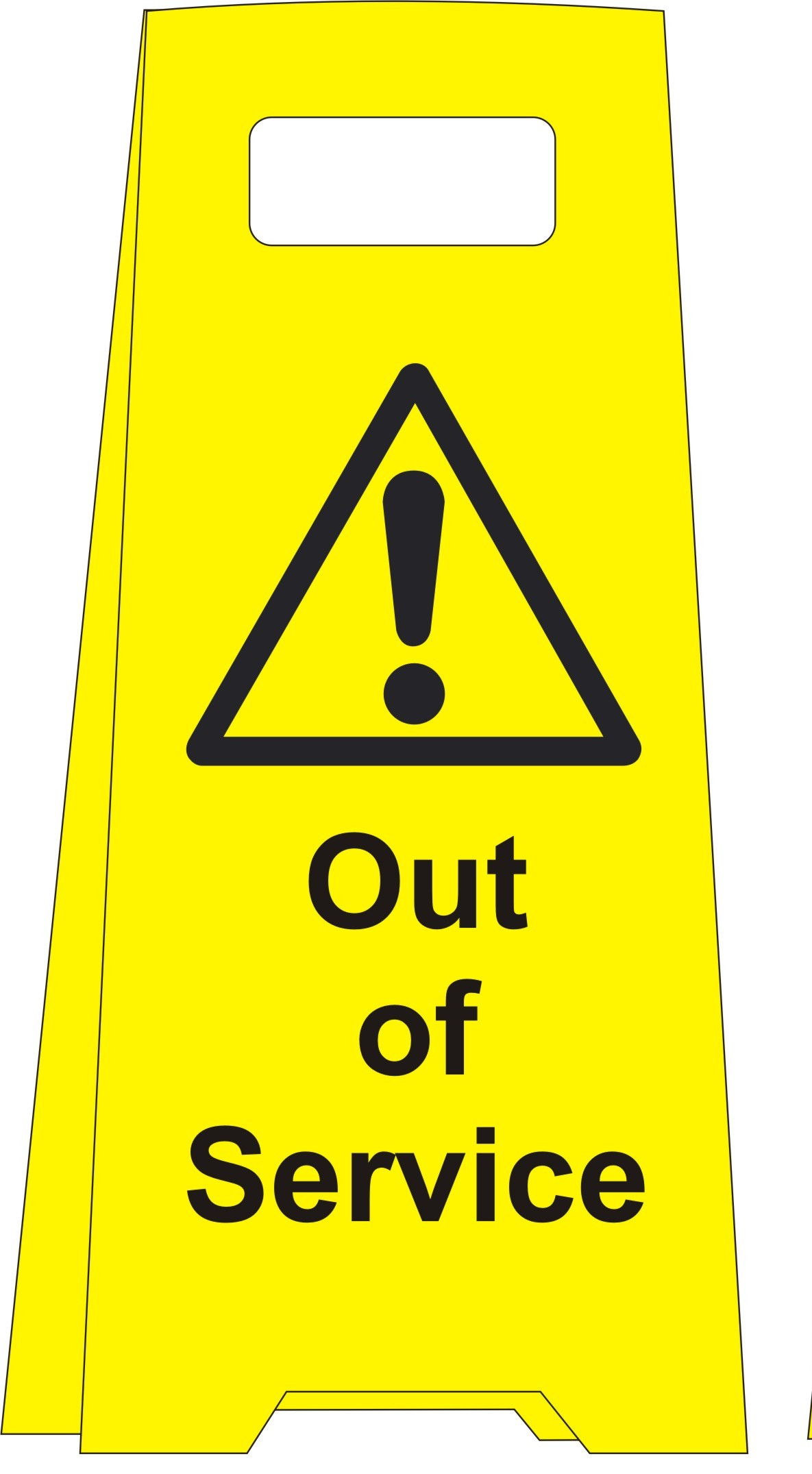 Out Of Service Floor Standing Sign 
