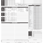 Pathfinder Character Sheet Fill Online Printable Fillable Blank