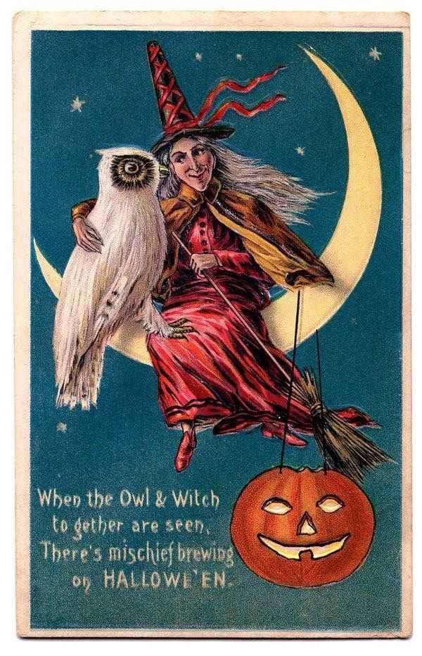 Pin By A door nments By Bill Keck On Witches Brew Vintage Halloween 