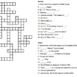 Pop Culture Crossword Doctor Who Persephone Magazine