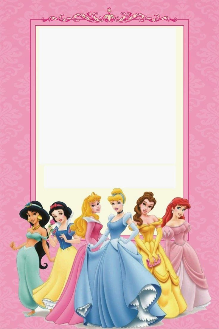 Princess Party Invitation Template Unique Free Printable Disney
