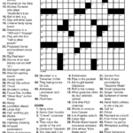 Printable Crossword Puzzles And Solutions Printable Crossword Puzzles