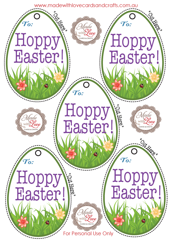 Printable Easter Tag FREEBIE Easter Gift Tag Easter 
