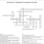 Printable Literature Crossword Puzzles Printable Crossword Puzzles
