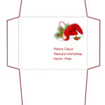 Printable Santa Envelope Free Printable Santa Envelopes North Pole