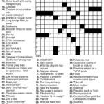 Printable Tv Crossword Puzzles Printable Crossword Puzzles