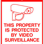Printable Video Surveillance Signs Free Free Printable