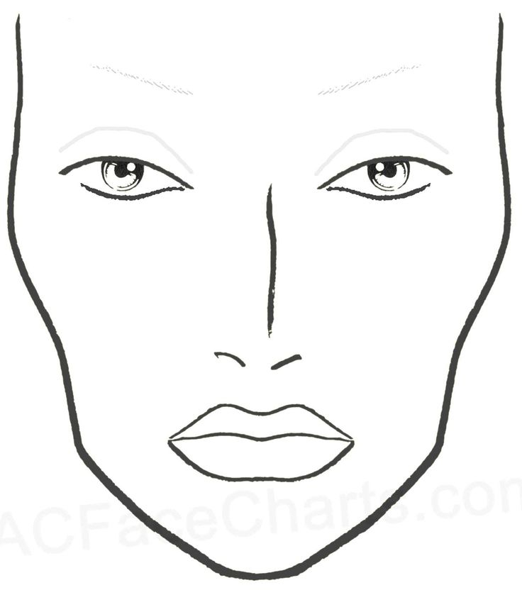 Resultado De Imagen De Face Chart Para Imprimir Libros 