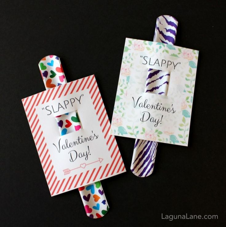 Slappy Valentine s Day FREE Slap Bracelet Cards 