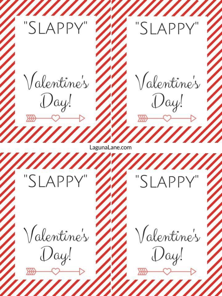 Slappy Valentine s Day FREE Slap Bracelet Cards 