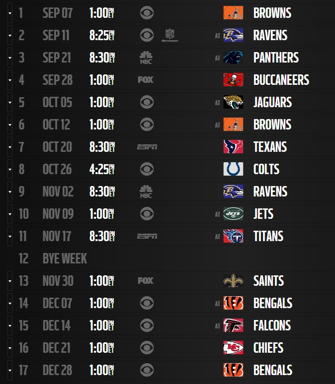 Steelers 2014 Schedule Released Steelers Depot