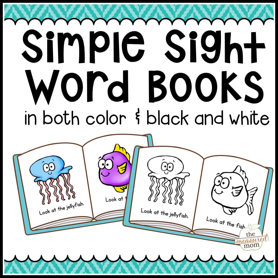 Teach The Sight Word LOOK With These Free Books The Measured Mom
