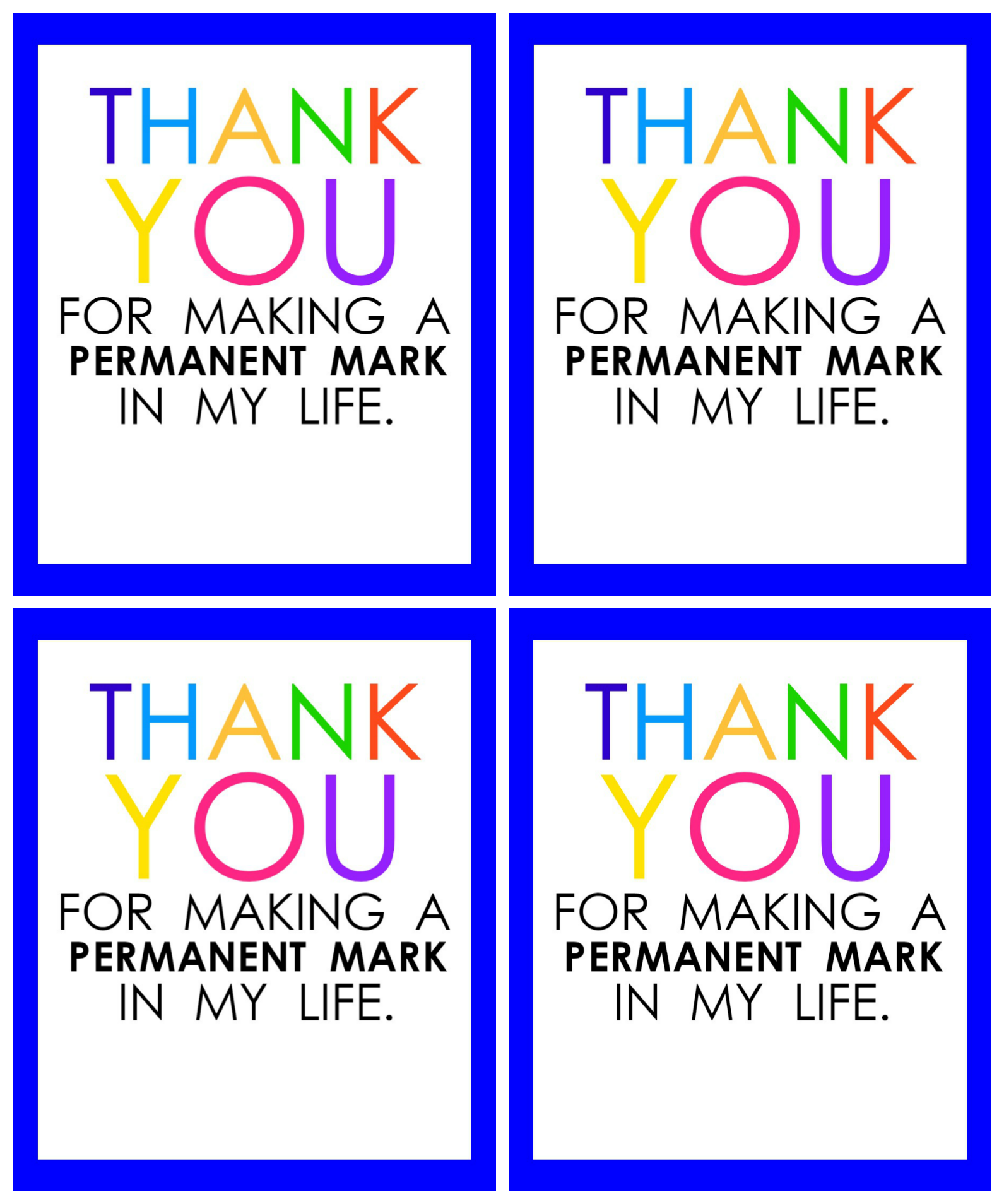Teacher Appreciation Marker Gift Tag Free Printable 
