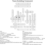 Team Building Crossword WordMint