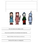 The Wizard Of Oz Sequence Of Events Worksheet